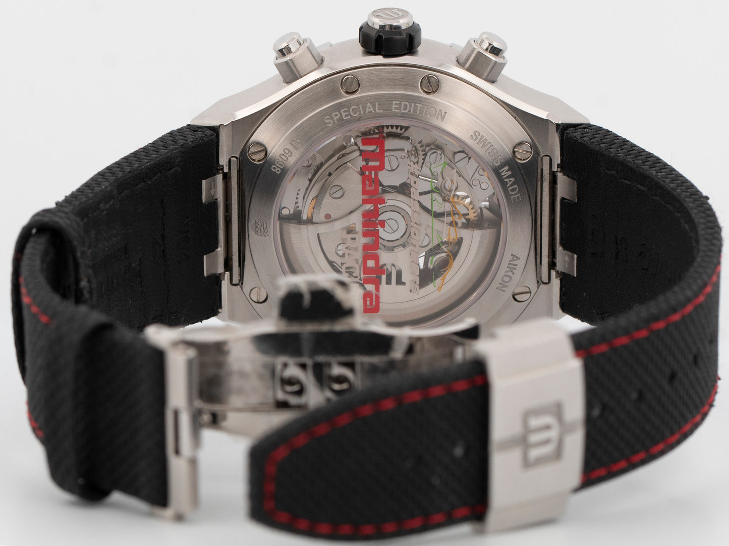 PAPERS Maurice Lacroix Aikon MAHINDRA DIAMOND Skeleton Chronograph AI6098 BOX