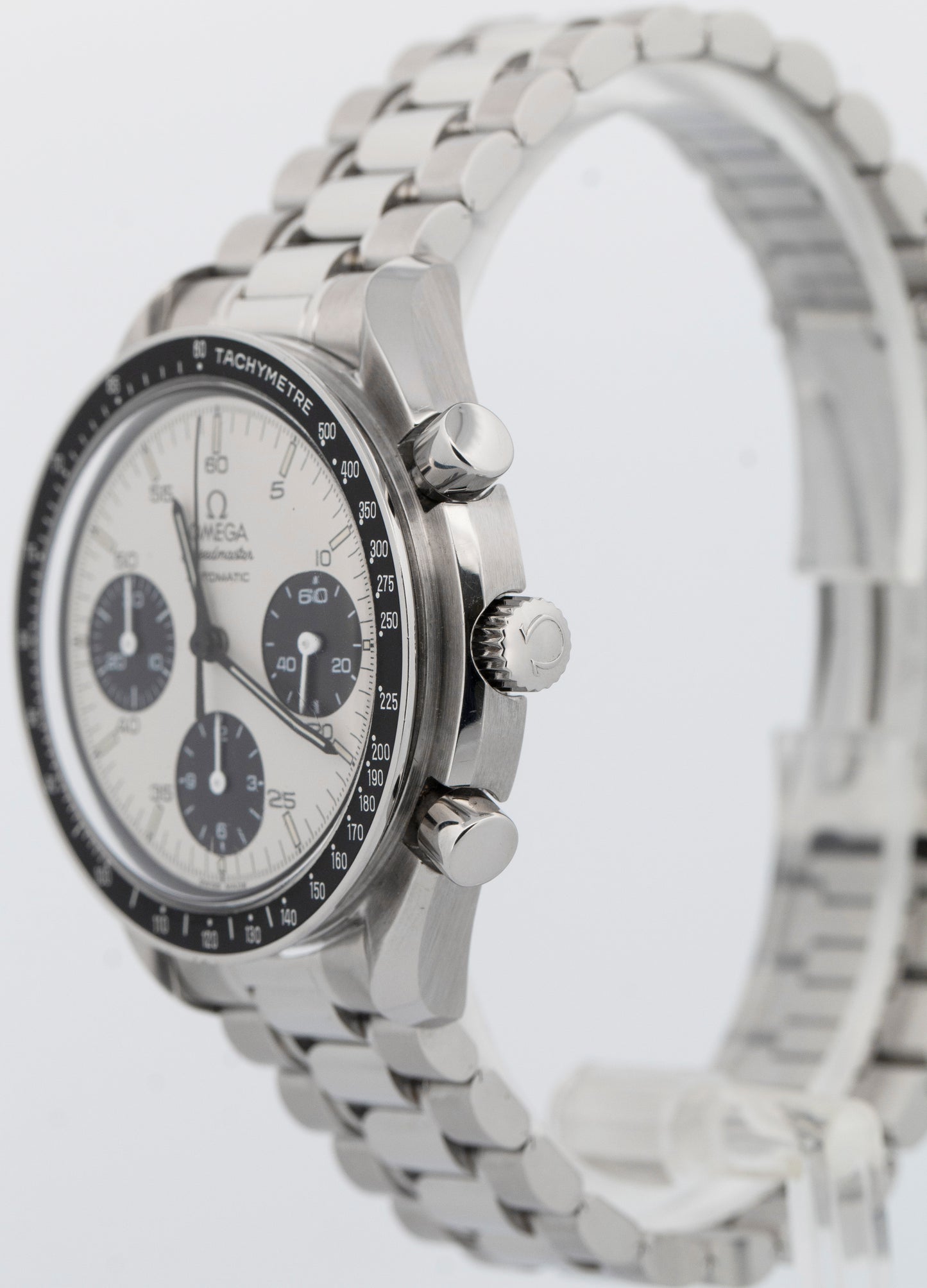 PAPERS Omega Speedmaster MARUI Reduced 39mm Black White Panda Steel 3510.21