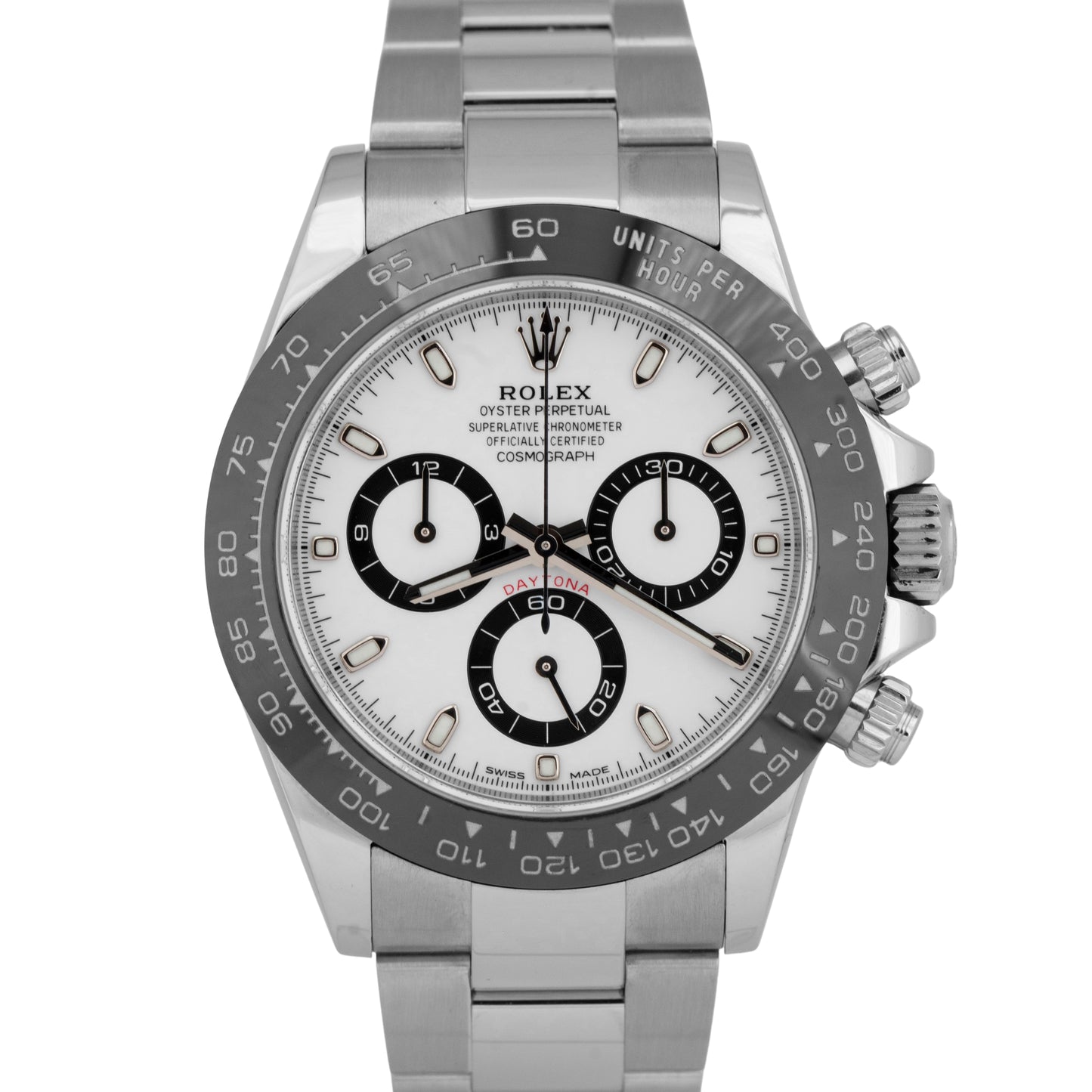 2022 NEW PAPERS Rolex Daytona Cosmograph 40mm PANDA Steel Watch 116500 LN BOX
