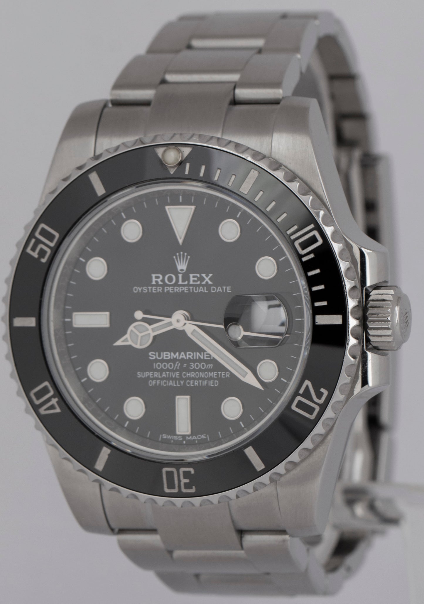 MINT 2019 PAPERS Rolex Submariner Date 40mm Black Ceramic Steel 116610 LN BOX