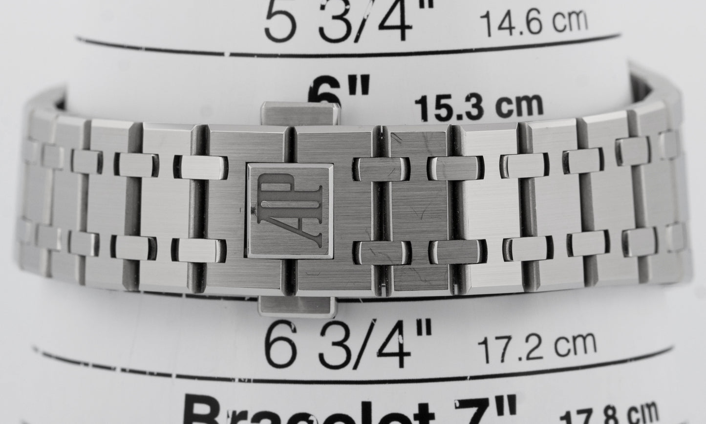 UNPOLISHED PAPERS Audemars Piguet AP Royal Oak Chronograph 38 26315ST Watch BOX