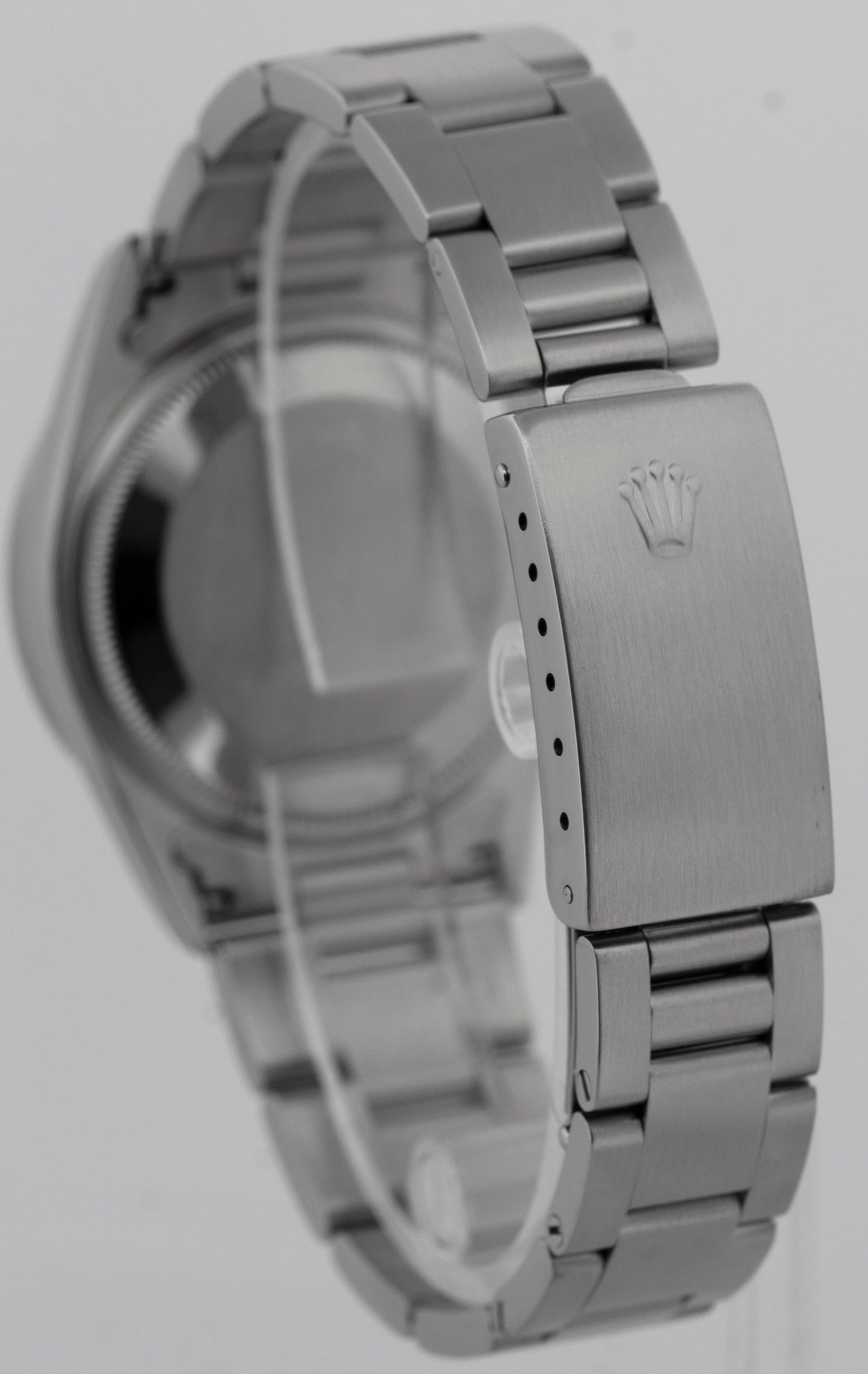 Rolex Air-King Precision Black Stainless Steel Oyster Automatic 34mm Watch 14000