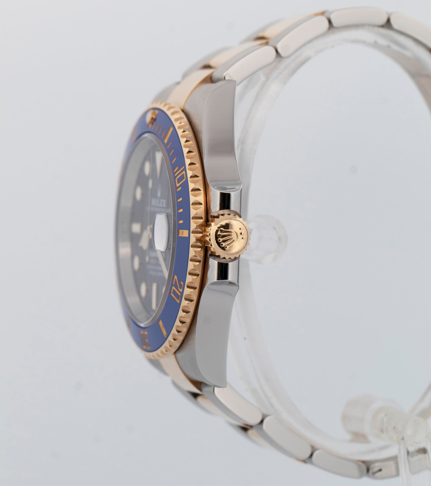 Rolex Submariner Date BLUE 41mm Ceramic Two-Tone 18K Gold Steel 126613 LB