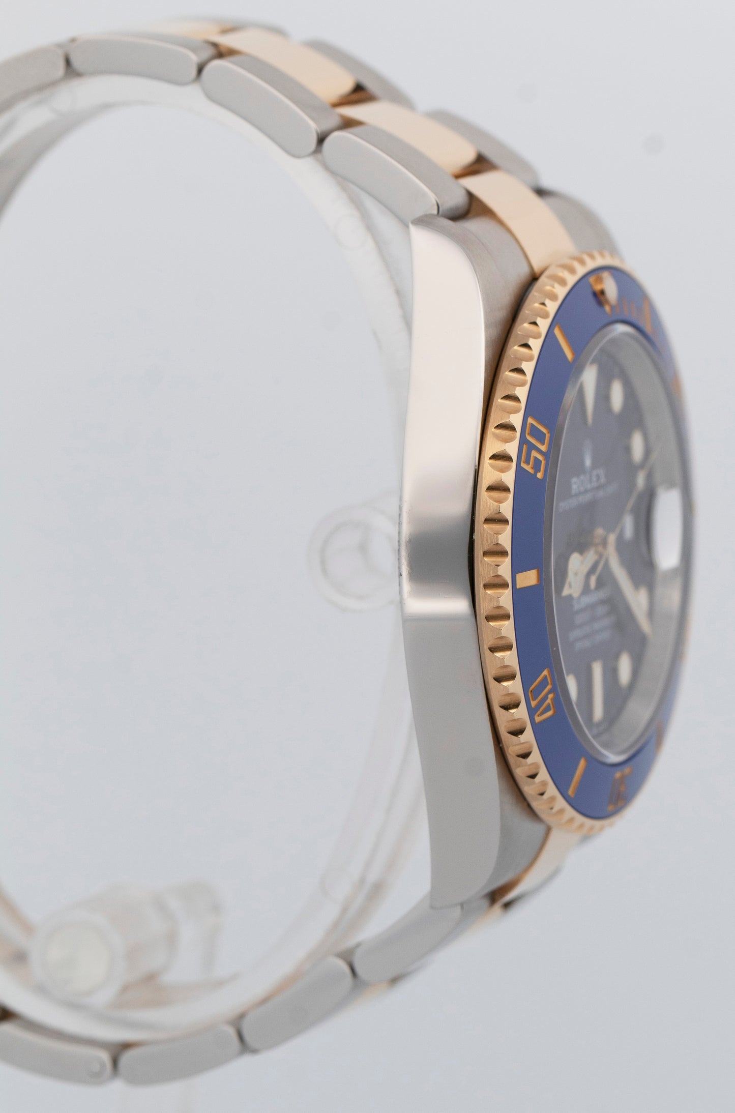 Rolex Submariner Date BLUE 41mm Ceramic Two-Tone 18K Gold Steel 126613 LB