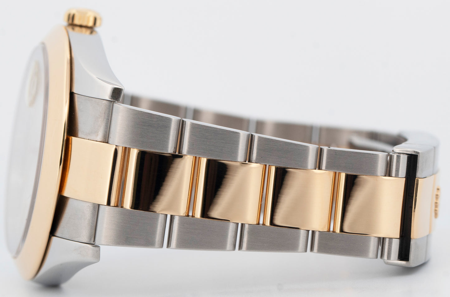 PAPERS Rolex Datejust SILVER Two-Tone 18K Yellow Gold Steel 41mm 126303 BOX