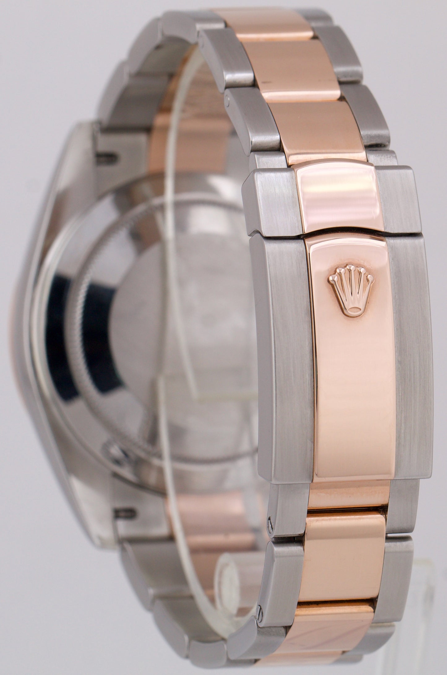 PAPERS Rolex DateJust 41mm SUNDUST Pink 18K Rose Gold Steel Oyster 126331 BOX