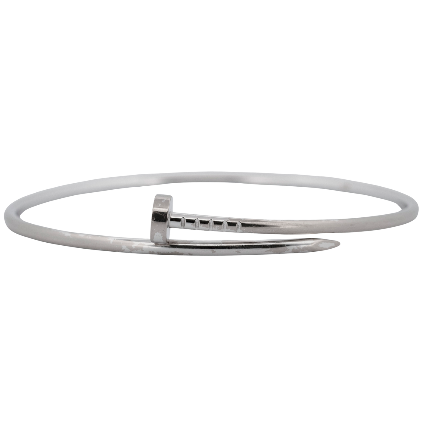 Cartier Juste Un Clou Nail Bracelet Size 20 18K White Gold AU 750 BOX