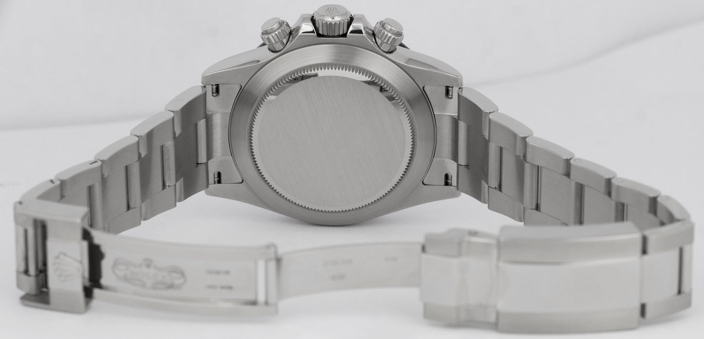 2022 NEW PAPERS Rolex Daytona Cosmograph 40mm PANDA Steel Watch 116500 LN BOX