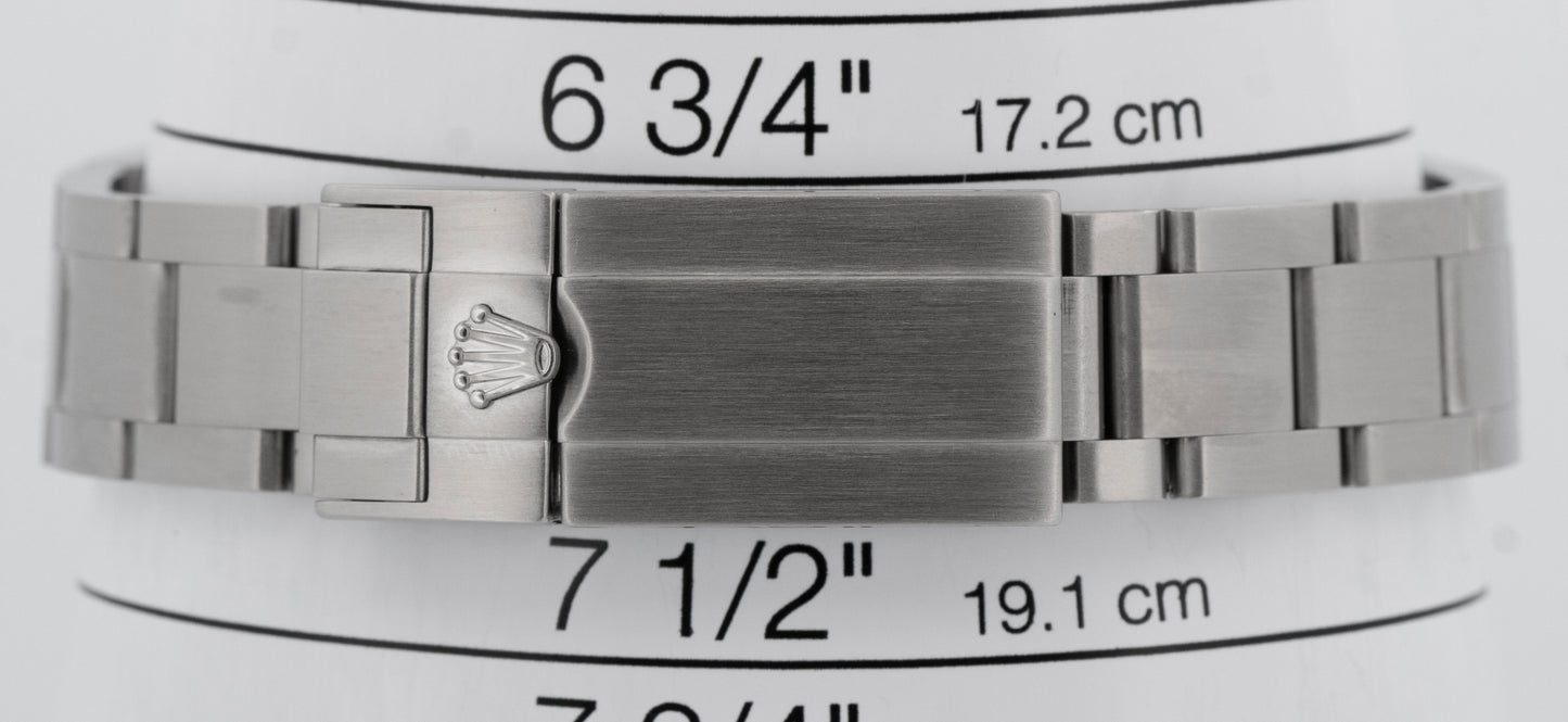 PAPERS Rolex Explorer I BLACK 36mm Stainless Steel 3-6-9 Oyster Watch 124270 BOX