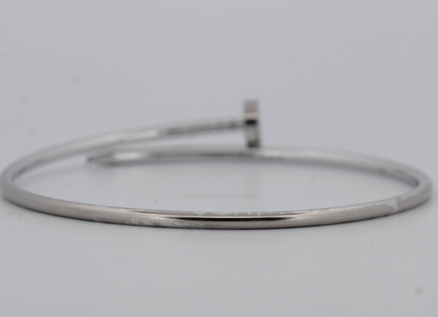 Cartier Juste Un Clou Nail Bracelet Size 20 18K White Gold AU 750 BOX