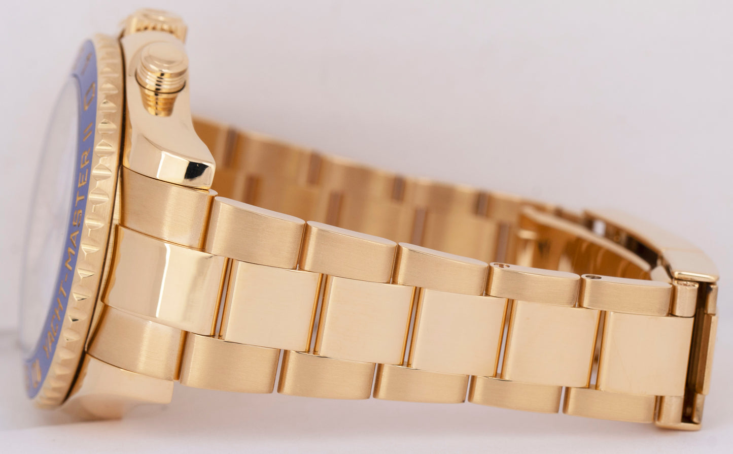 MINT PAPERS Rolex Yacht-Master II 18K Yellow Gold White 44mm 116688 Watch BOX
