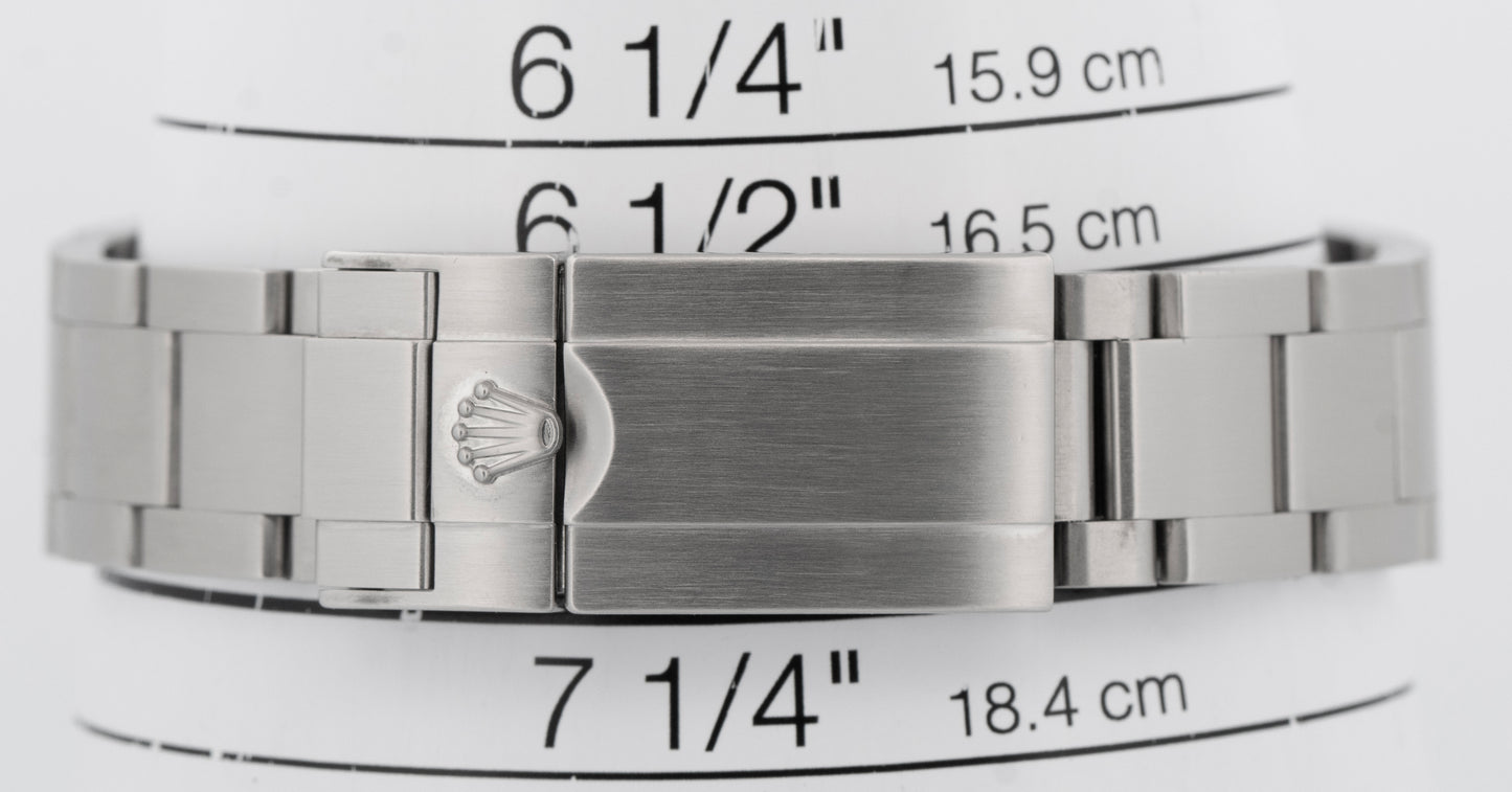 PAPERS Rolex Explorer I Black MK1 Steel 39mm Automatic Oyster Watch 214270 BOX