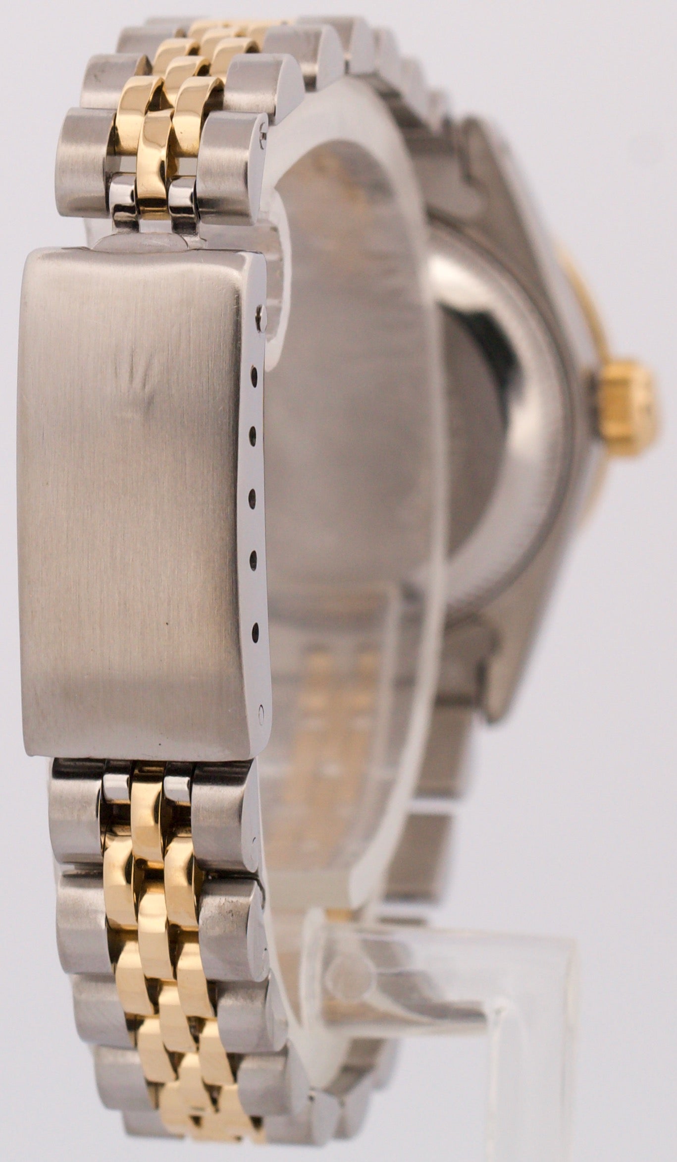 Ladies Rolex DateJust 26mm CHAMPAGNE DIAMOND 18K Yellow Gold Steel JUBILEE 69173