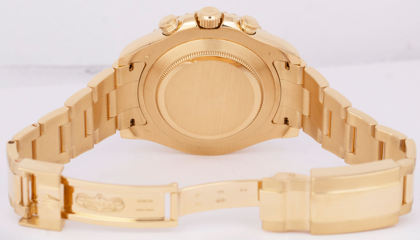 MINT PAPERS Rolex Yacht-Master II 18K Yellow Gold White 44mm 116688 Watch BOX
