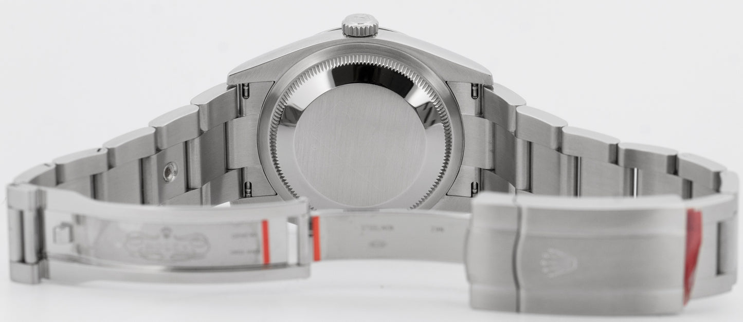 MINT DOMINO'S PAPERS 2020 Rolex Oyster Perpetual 36mm Silver Watch 126000 BOX