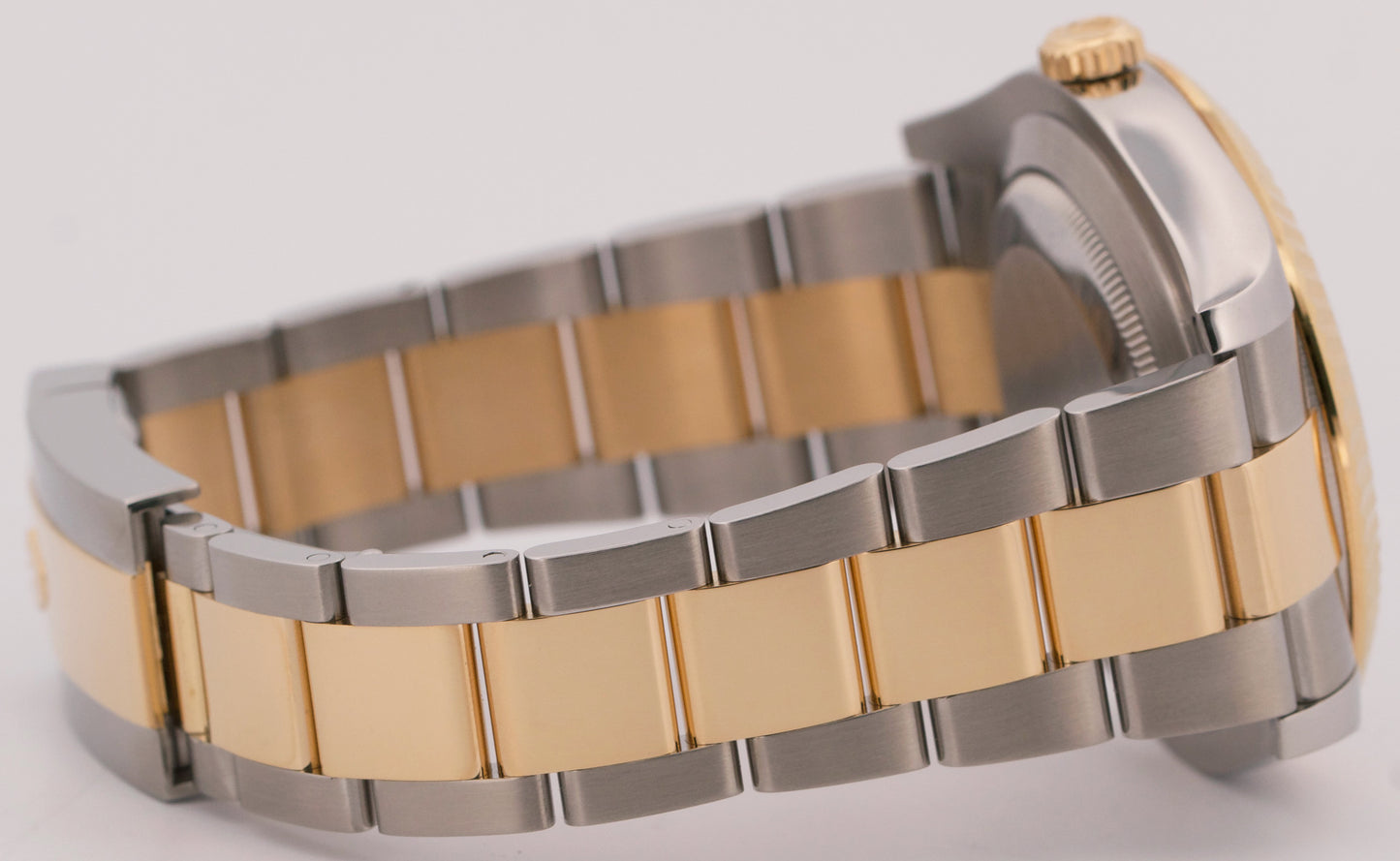 MINT Rolex Datejust II WIMBLEDON Rhodium Steel 18K Yellow Gold 41mm Watch 116333
