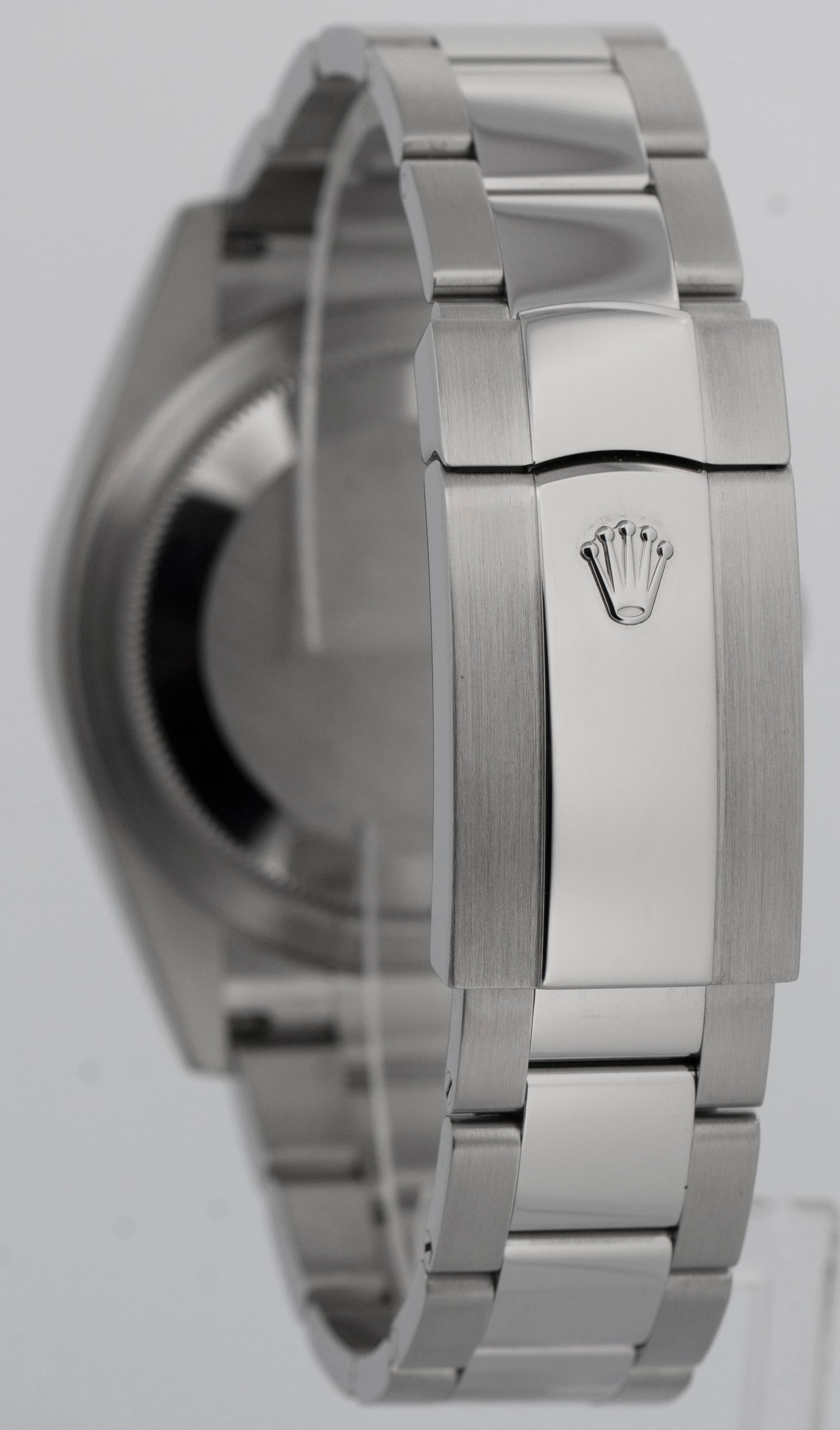 PAPERS Rolex Sky-Dweller 326934 Black 42mm OYSTER Steel 18K Gold Watch BOX