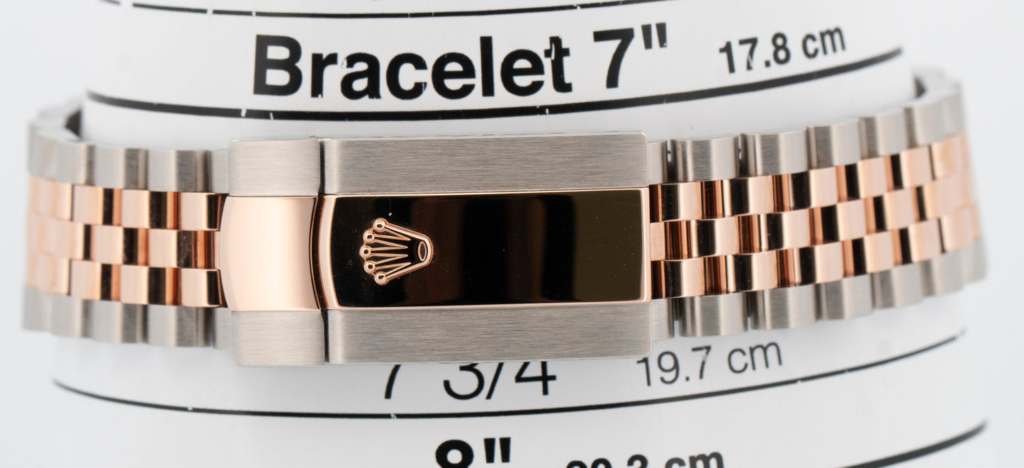 NEW 2025 PAPERS Rolex DateJust 41 Two-Tone Rose Gold Steel 41mm 126331 Watch BOX