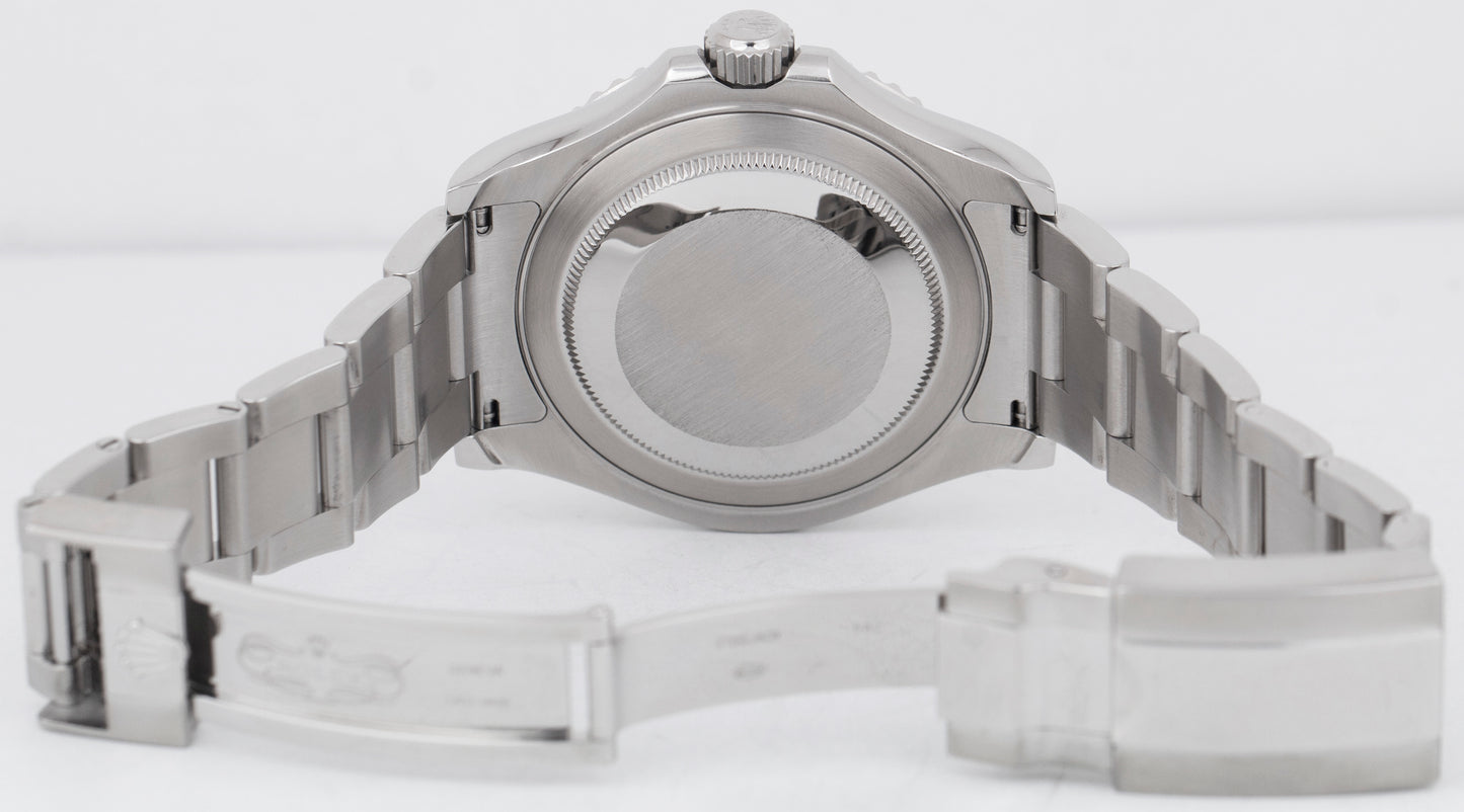 NEW PAPERS Rolex Yacht-Master 40 Rhodium Blue Platinum Steel 126622 Watch BOX