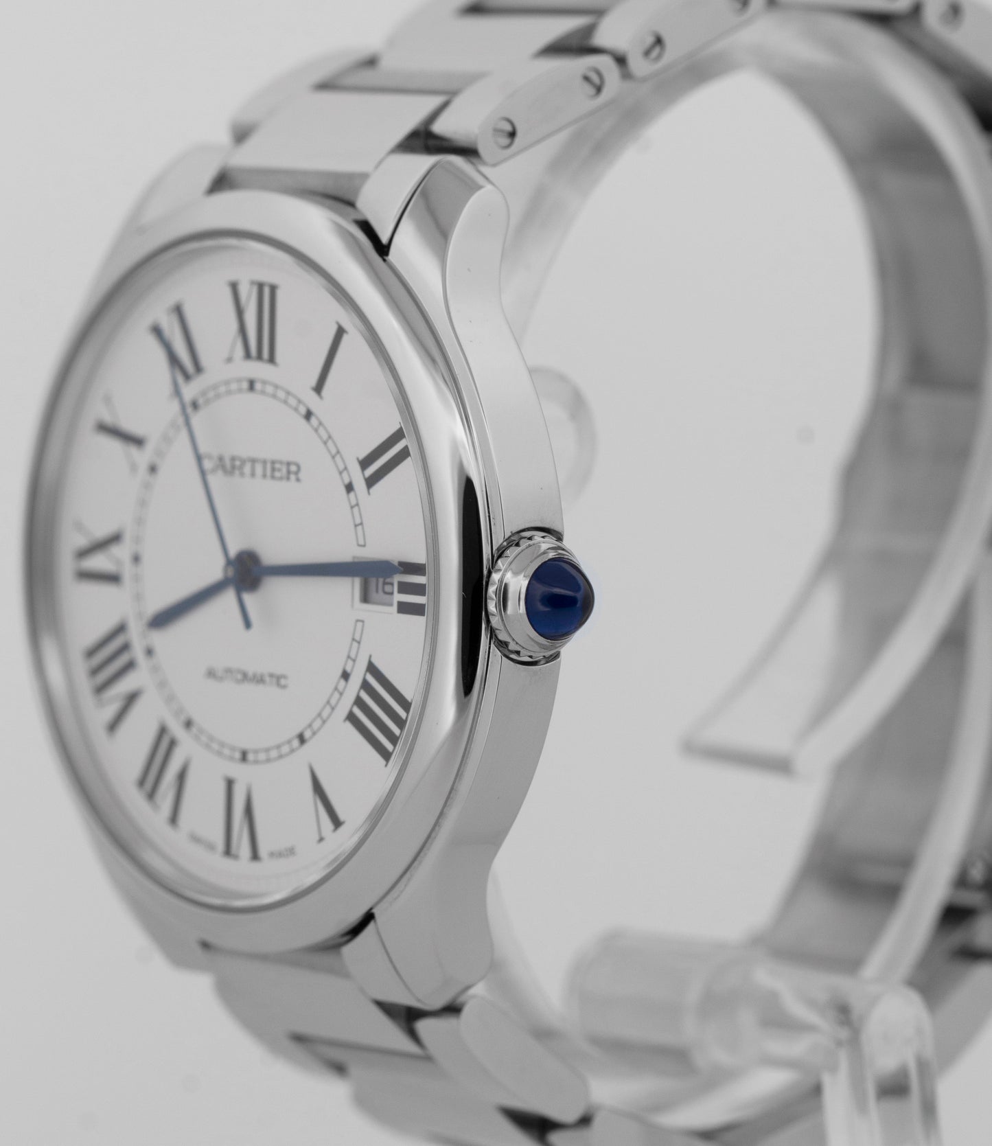 PAPERS Cartier Ronde Must 40mm Stainless Steel Date Watch 4440 / WSRN0035 BOX
