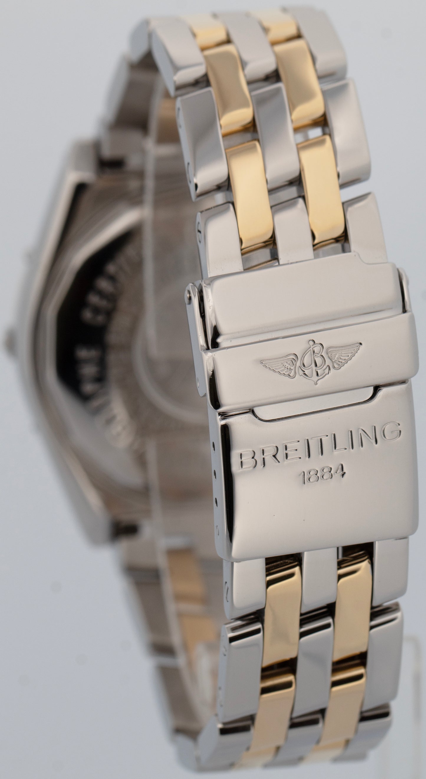 Breitling Chronomat Evolution 40mm Two-Tone Gold Stainless Steel Watch D13350