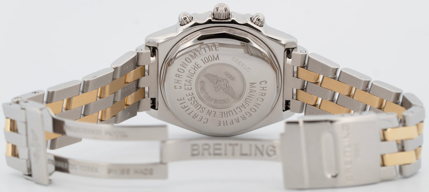 Breitling Chronomat Evolution 40mm Two-Tone Gold Stainless Steel Watch D13350