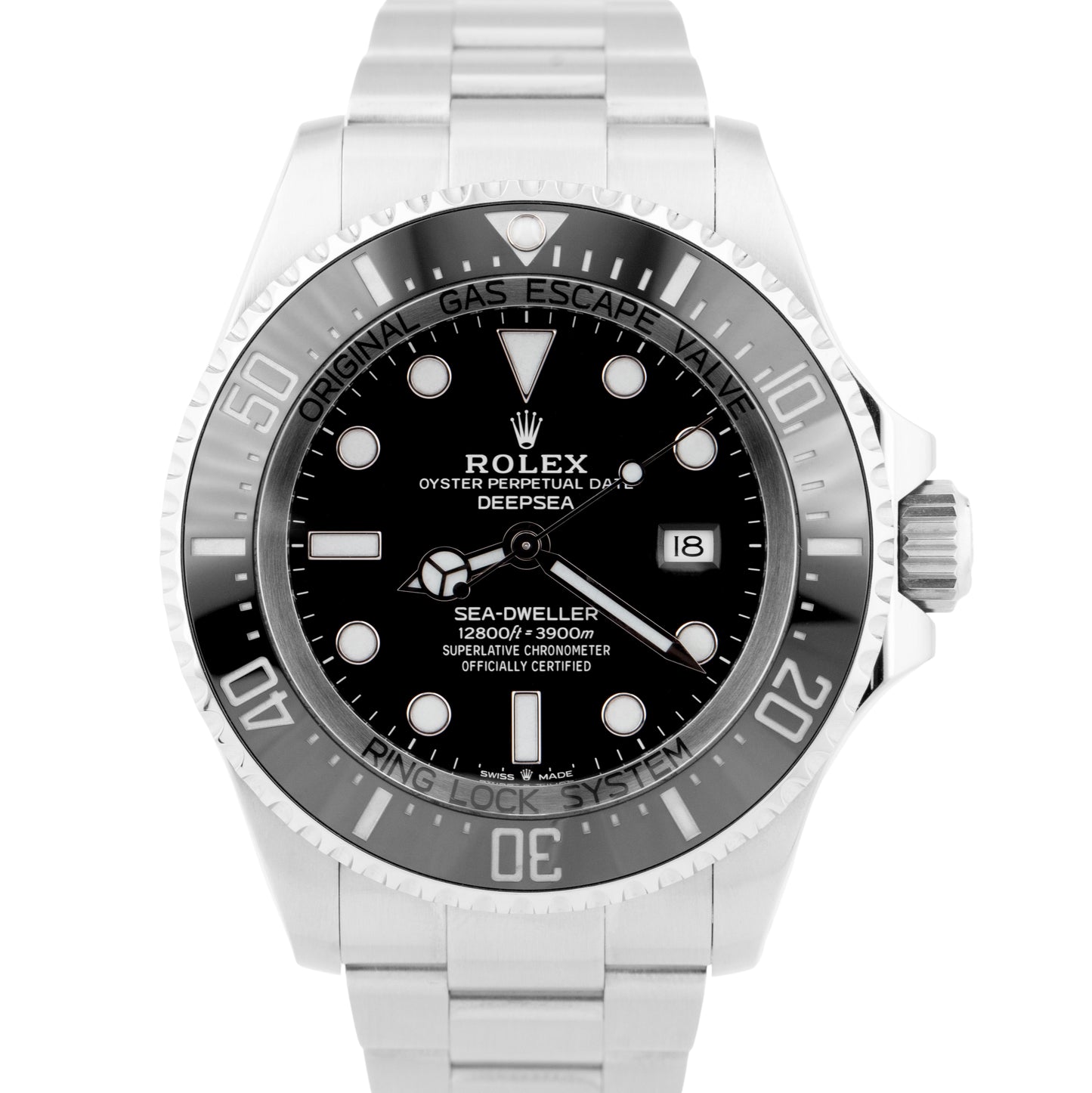 2022 Rolex Sea-Dweller Deepsea 126660 Black Stainless Steel 44mm Dive Watch BOX