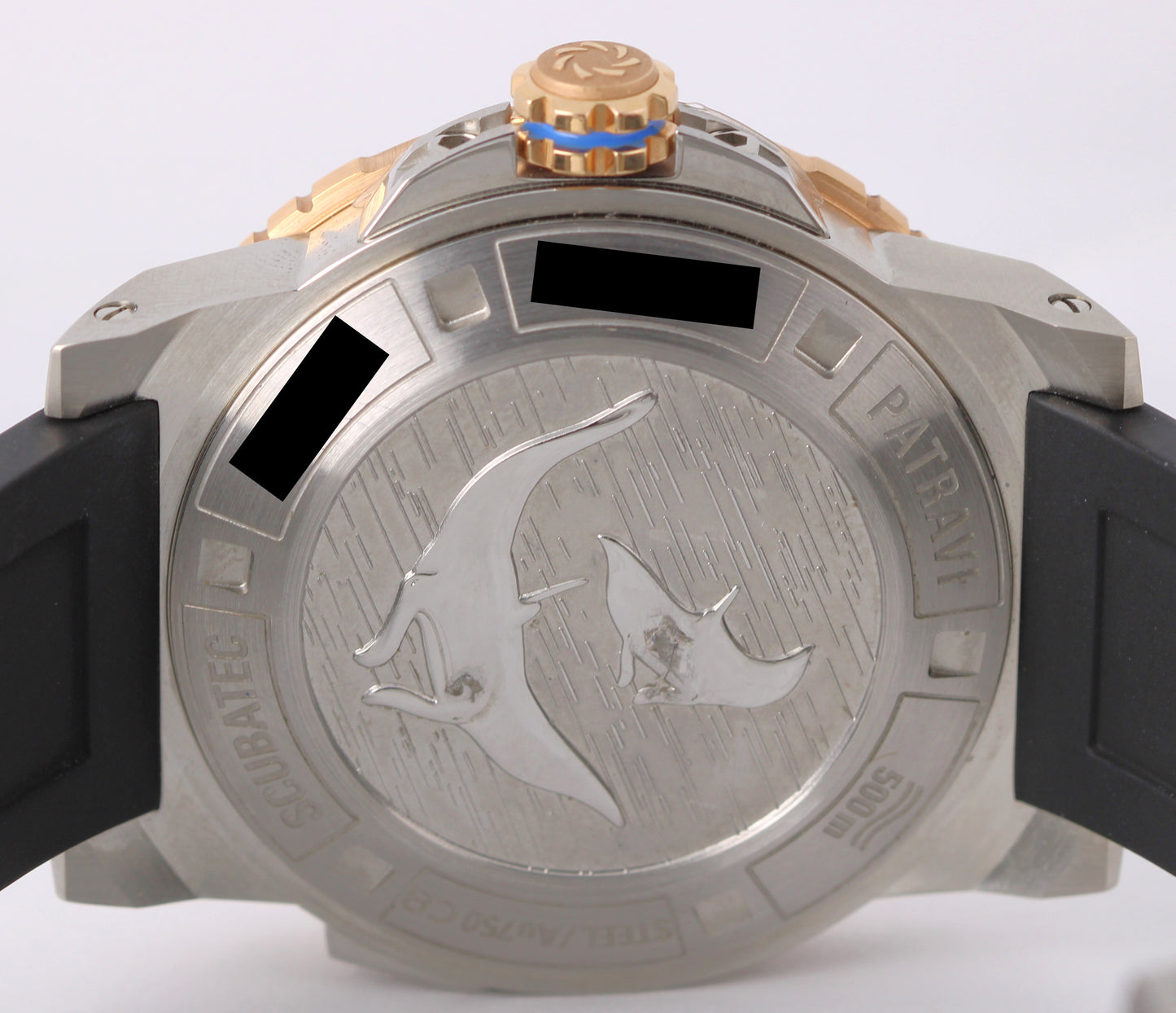 Carl F. Bucherer Patravi Scubatec PAPERS 18k Gold Steel 44.6mm 10632.24 Watch