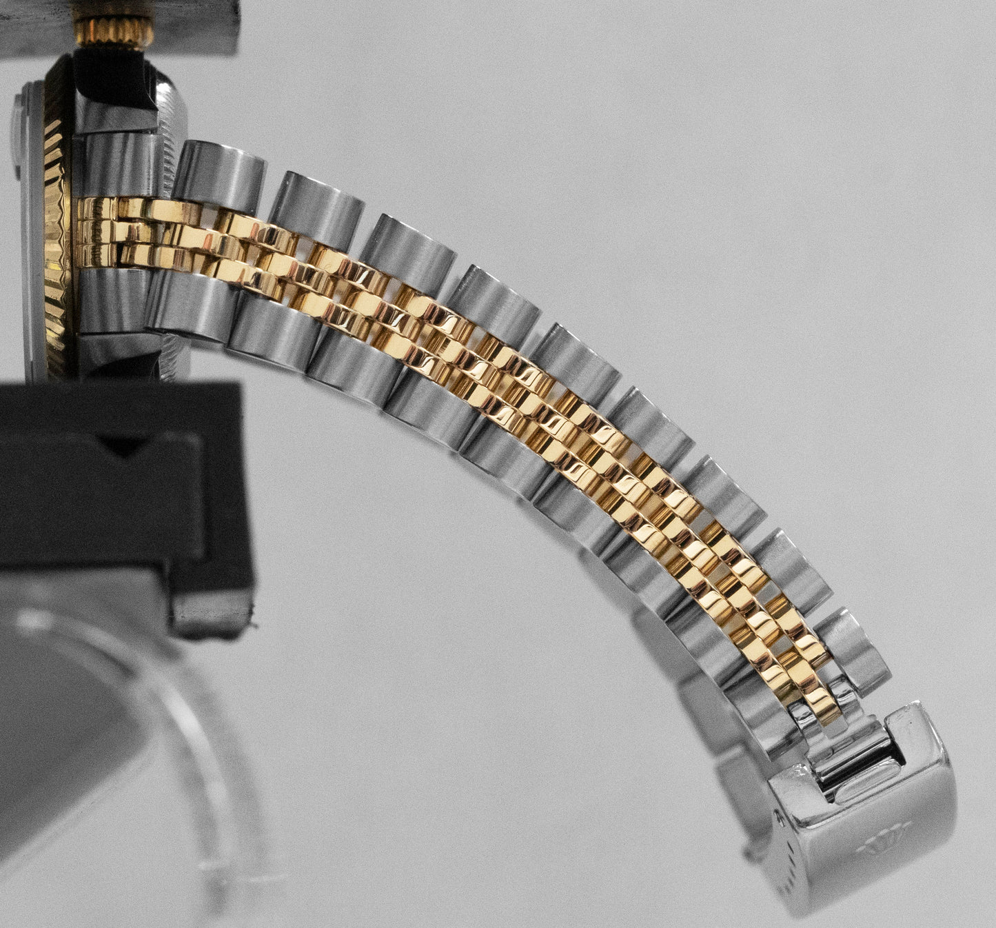 PAPERS Rolex DateJust Champagne 18K Gold Steel 26mm JUBILEE Watch 79173 BOX