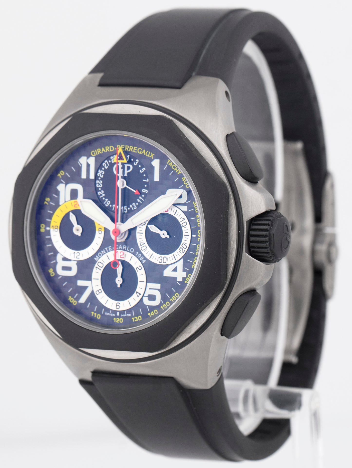 PAPERS Girard Perregaux Laureato Rallye Monte Carlo Titanium 46mm 80178 BOX