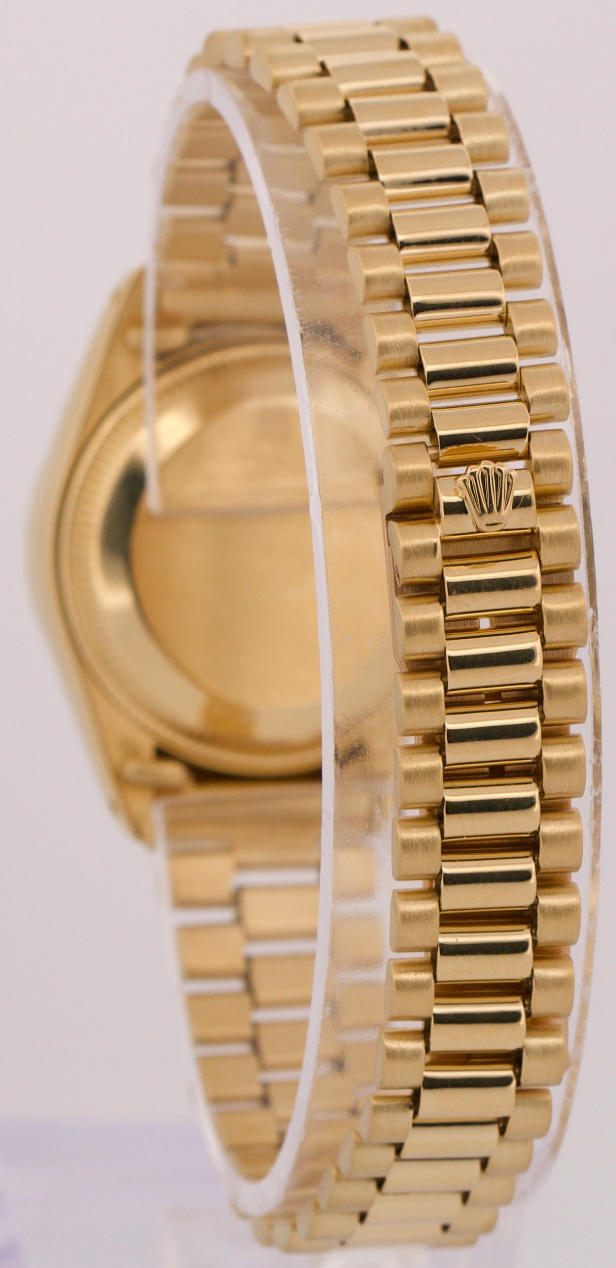 VINTAGE Rolex DateJust President 26mm CHAMPAGNE 18K Yellow Gold Fluted 6917