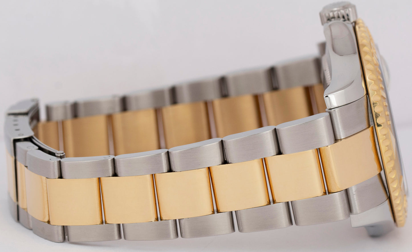 PAPERS Rolex Yacht-Master 40mm WHITE REHAUT Two-Tone 18K Yellow Gold 16623 BOX