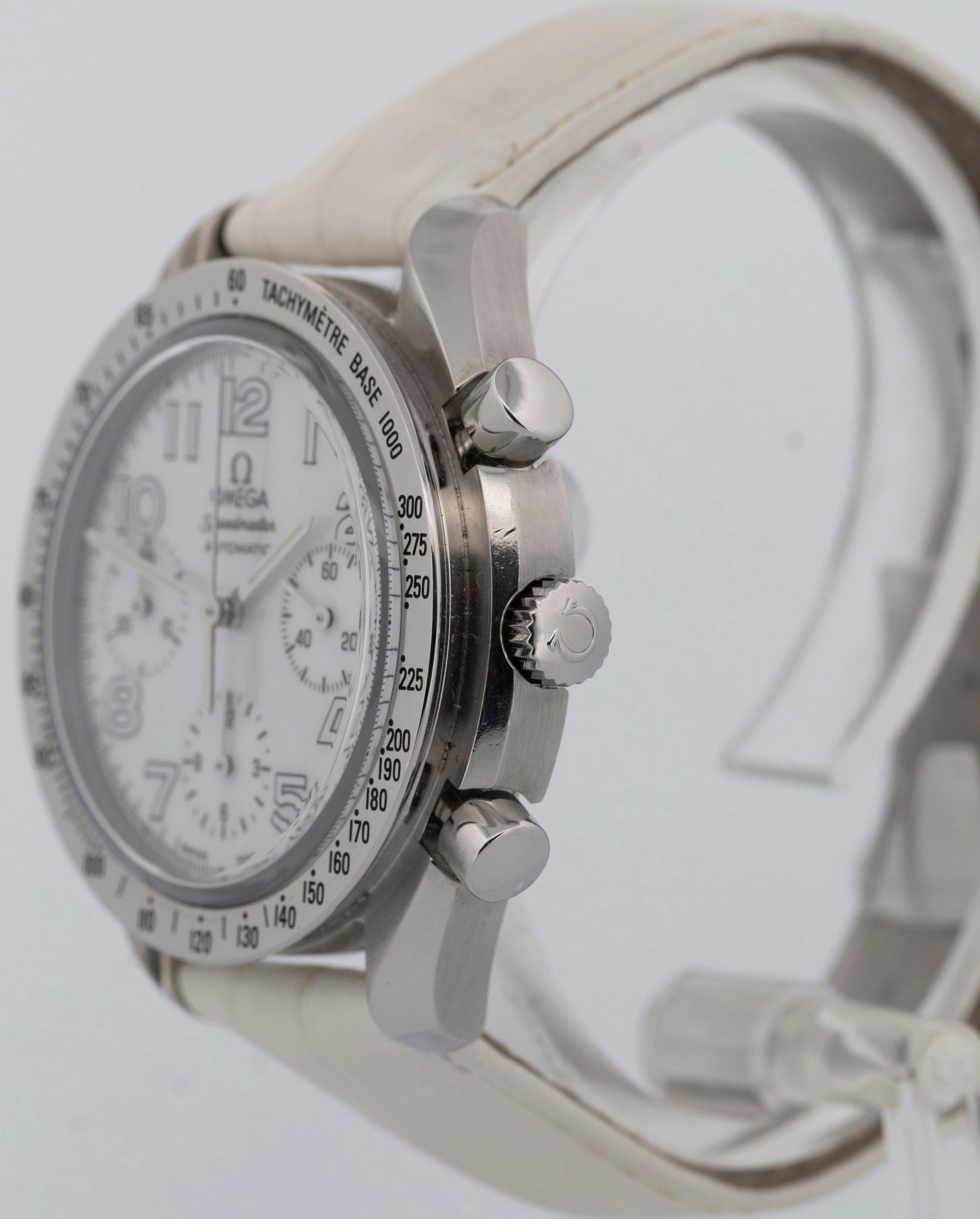 Omega Speedmaster MOP Stainless Steel 3534.70.00 White 39mm Watch 3534.70