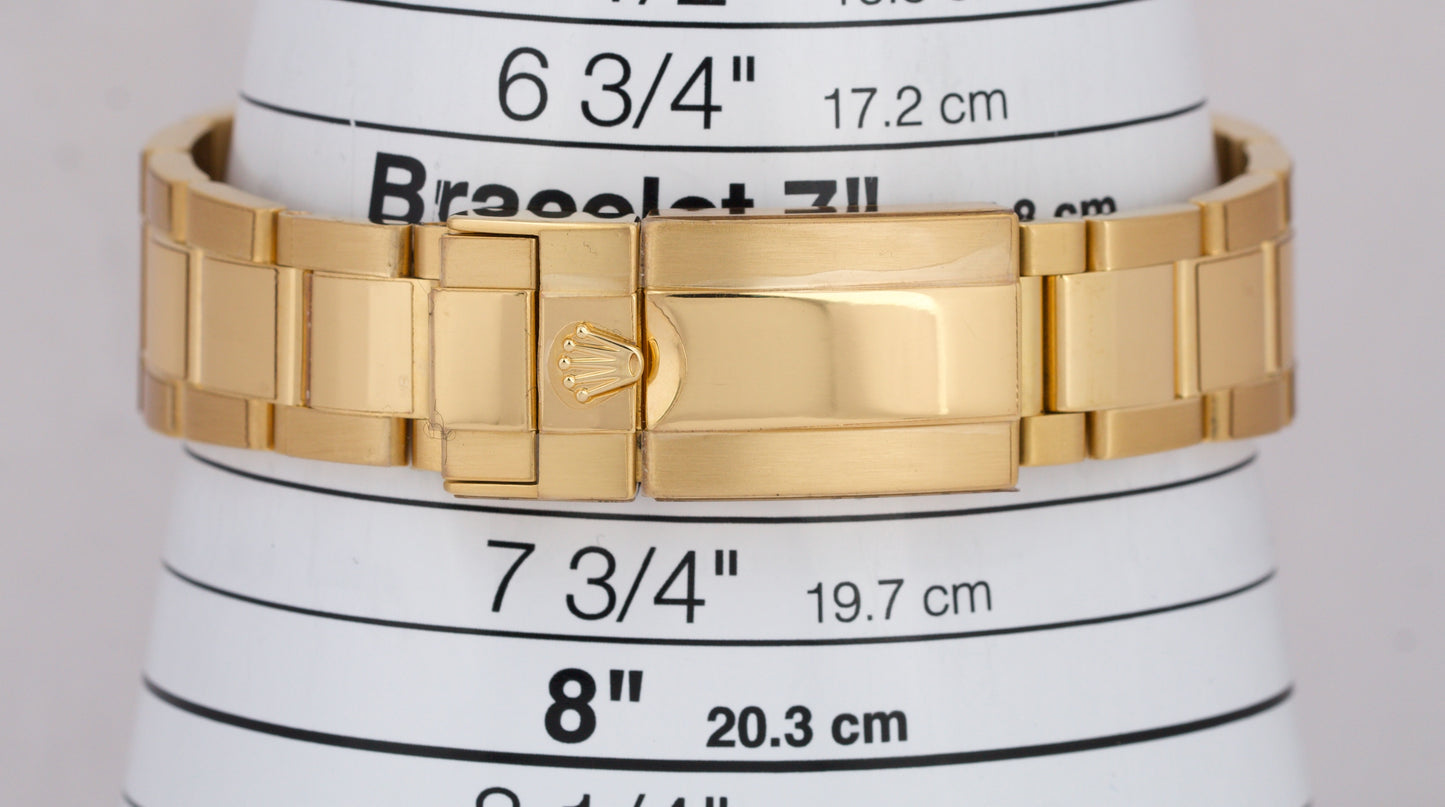 Rolex Yacht-Master II 18K Yellow Gold White Blue Regatta 44mm 116688 BOX