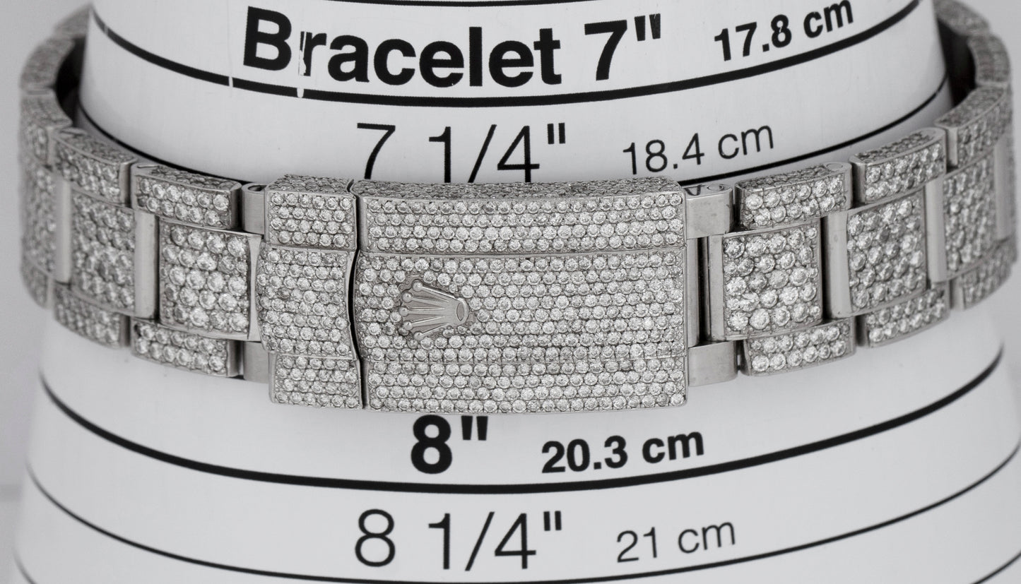 MINT Rolex DateJust DIAMOND Stainless Steel ARABIC 41mm Oyster Watch 126300