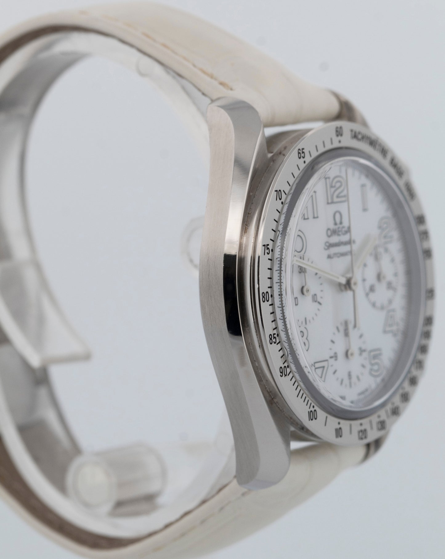 Omega Speedmaster MOP Stainless Steel 3534.70.00 White 39mm Watch 3534.70