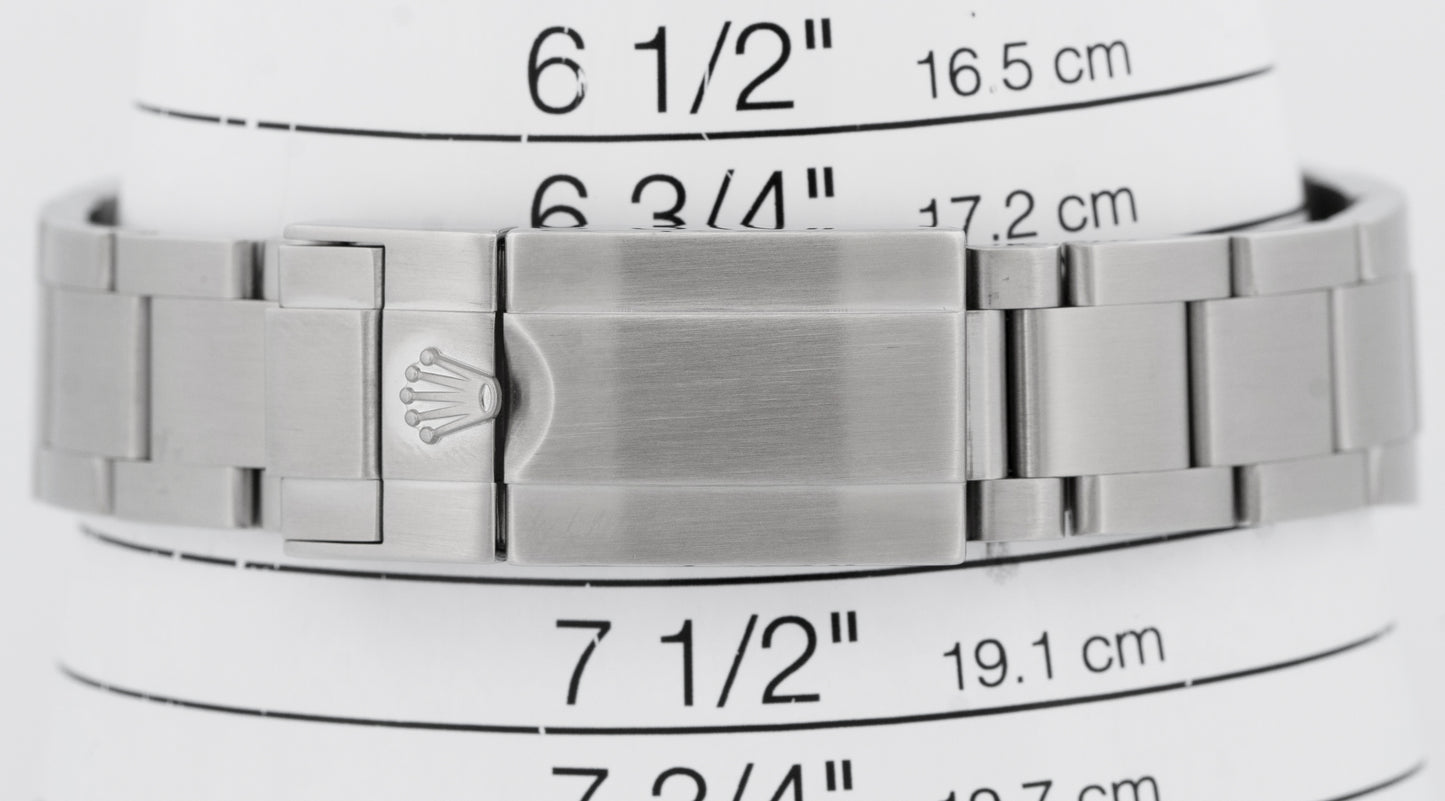 Rolex Explorer II 42mm BLACK Stainless Steel Orange Automatic Watch 216570