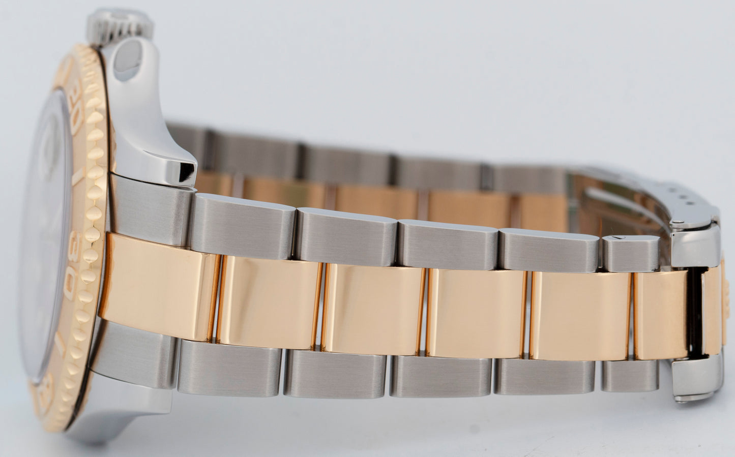 PAPERS Rolex Yacht-Master 40mm TAHITIAN MOP 18K Gold Two-Tone 16623 Watch BOX