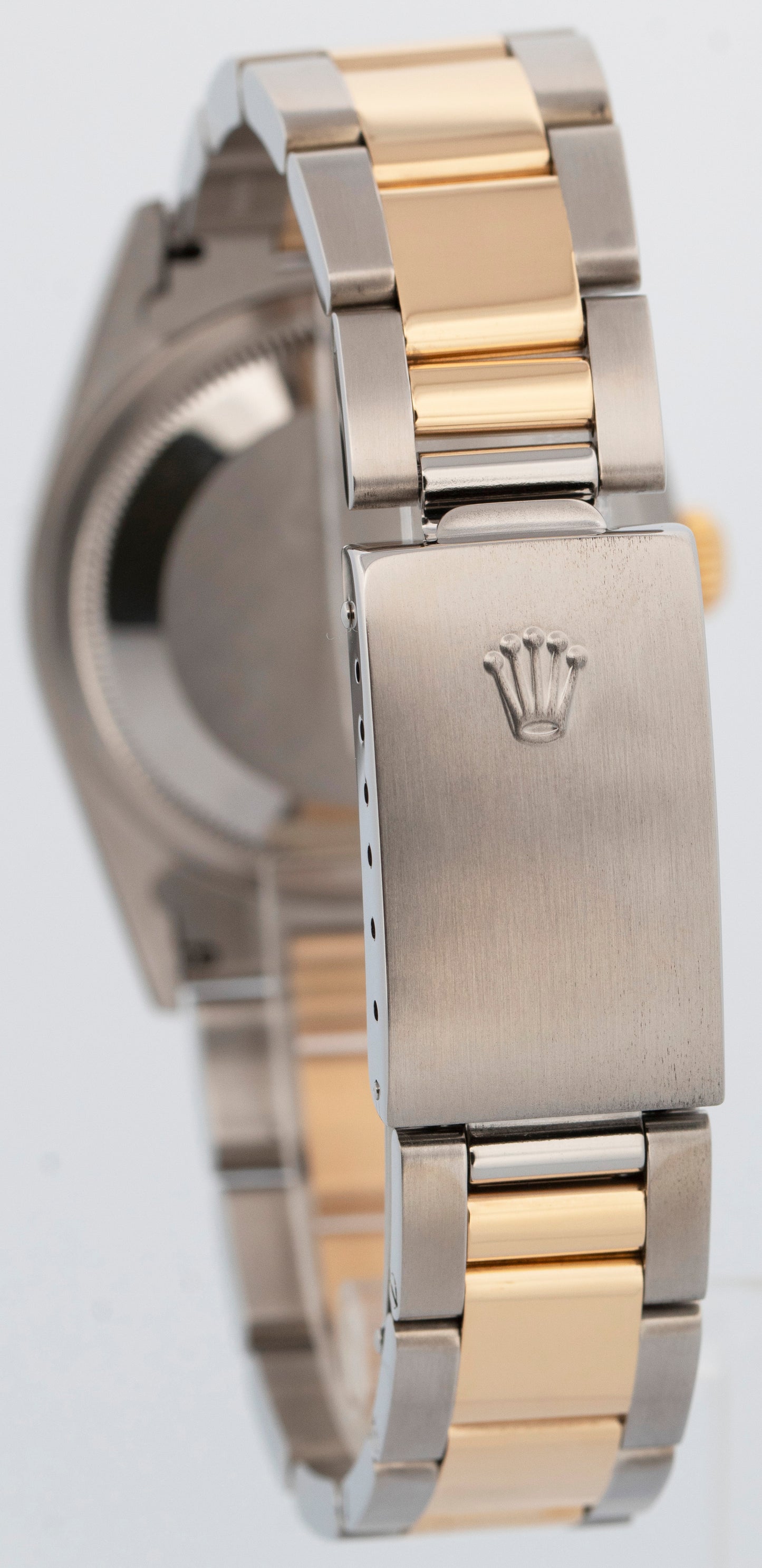 PAPERS Rolex DateJust 36mm Champagne Two-Tone 18K Gold Oyster 16203 Watch BOX