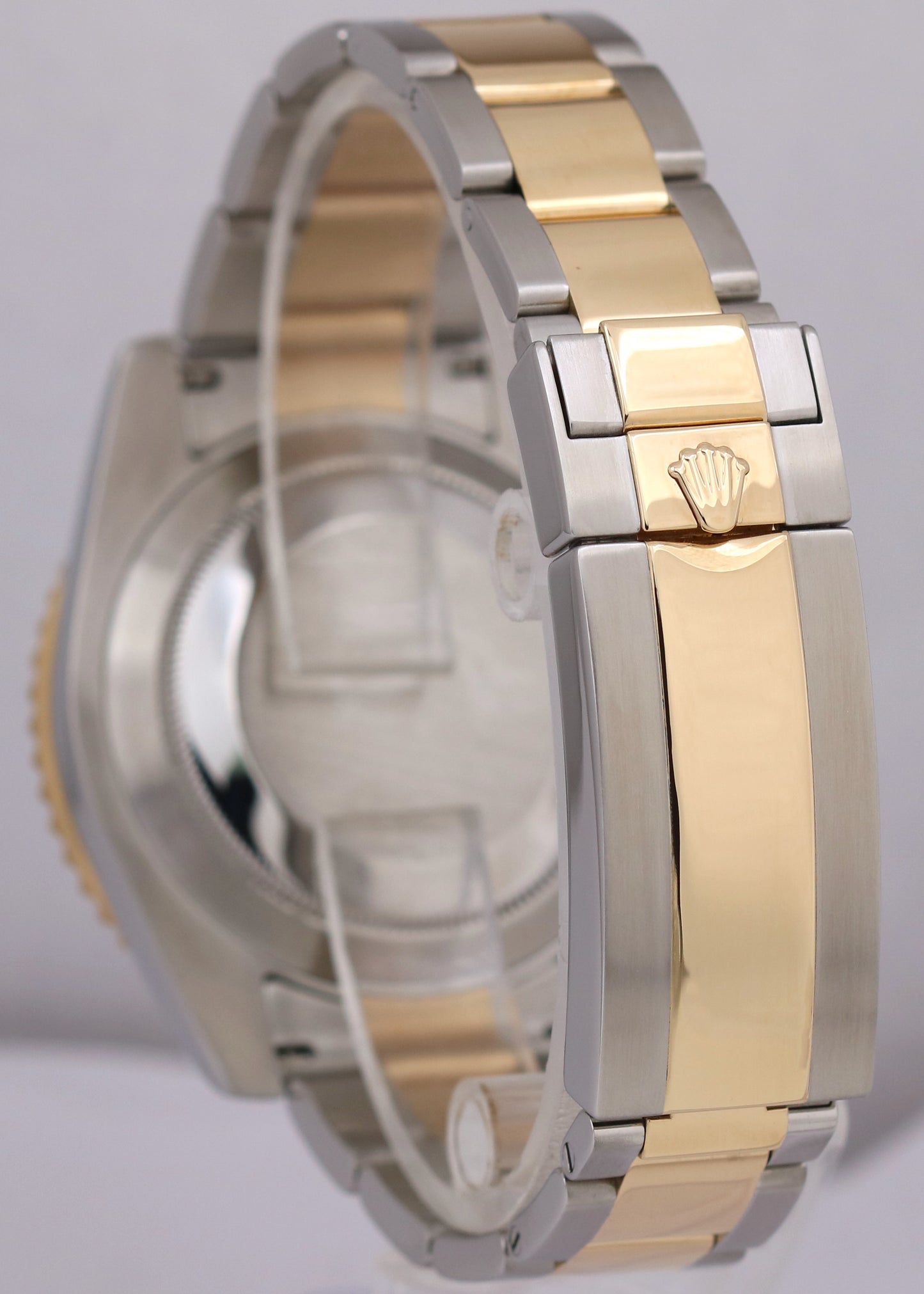 MINT PAPERS Rolex Submariner Date Two-Tone 18K Gold FLAT BLUE 40mm 116613 LB BOX