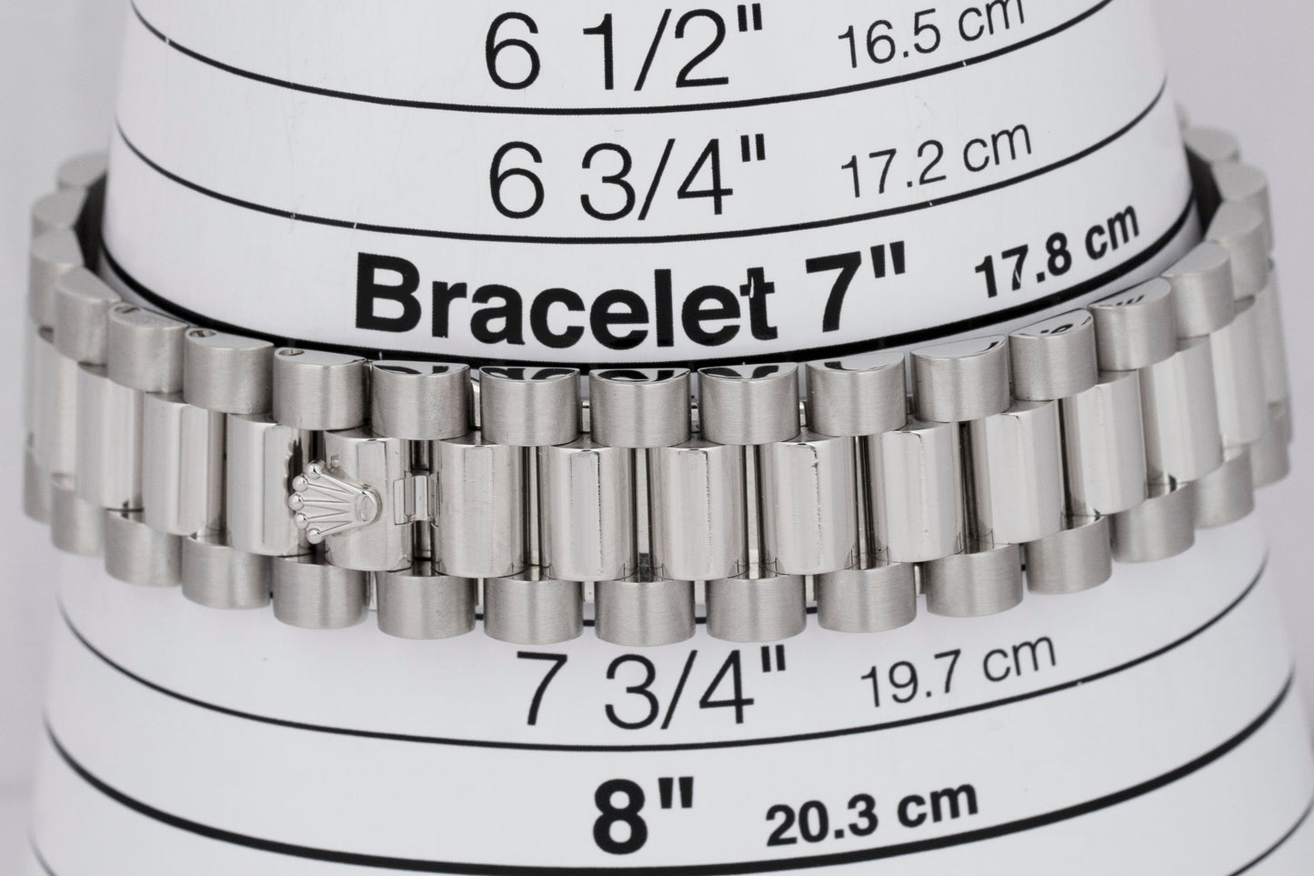 MINT Rolex Day-Date Presidential 36mm Silver DIAMOND 950 Platinum Watch 118206