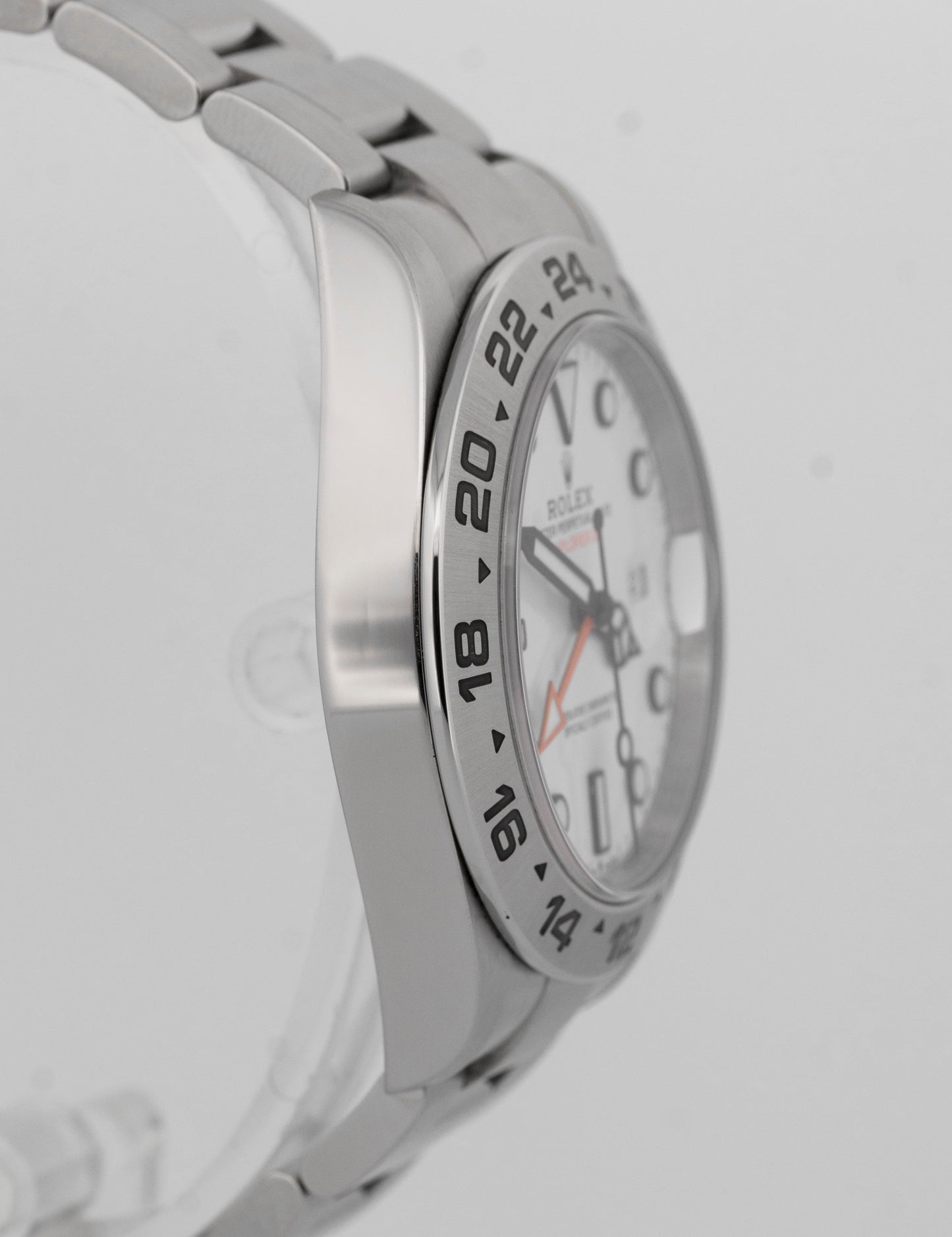 PAPERS Rolex Explorer II 42mm POLAR WHITE Steel Orange GMT 226570 Watch BOX