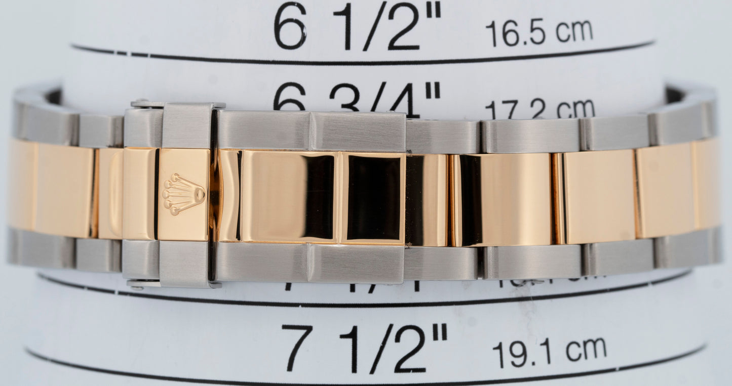 PAPERS Rolex Yacht-Master 40mm TAHITIAN MOP 18K Gold Two-Tone 16623 Watch BOX