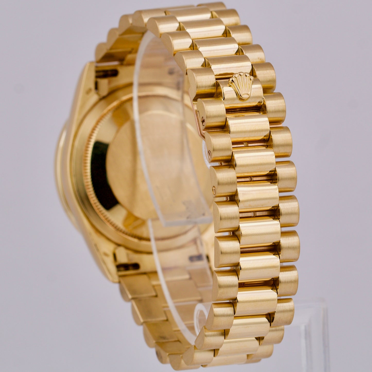Rolex Day-Date President 36mm DIAMOND RUBY 18K Yellow Gold Quickset Watch 18238