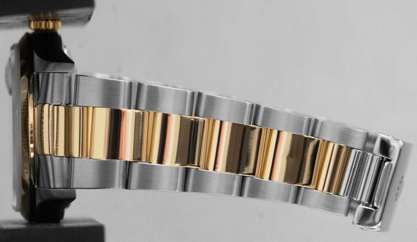 PAPERS Rolex DateJust 36mm Champagne Two-Tone 18K Gold Oyster 16203 Watch BOX
