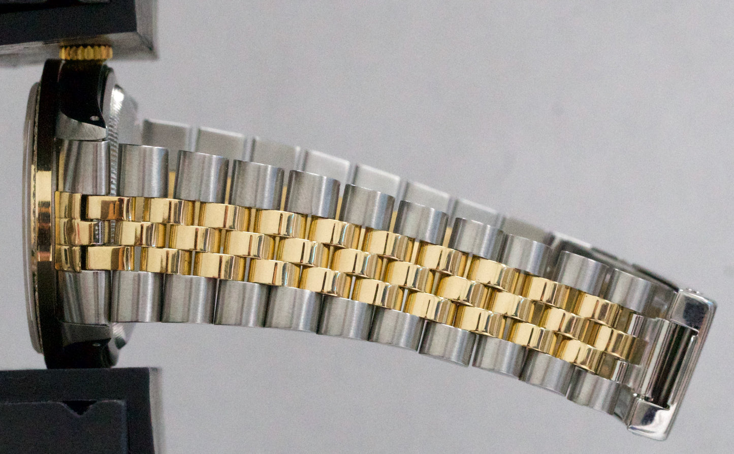 Rolex DateJust 36mm CHAMPAGNE DIAMOND Two-Tone 18K Gold Steel JUBILEE 16233