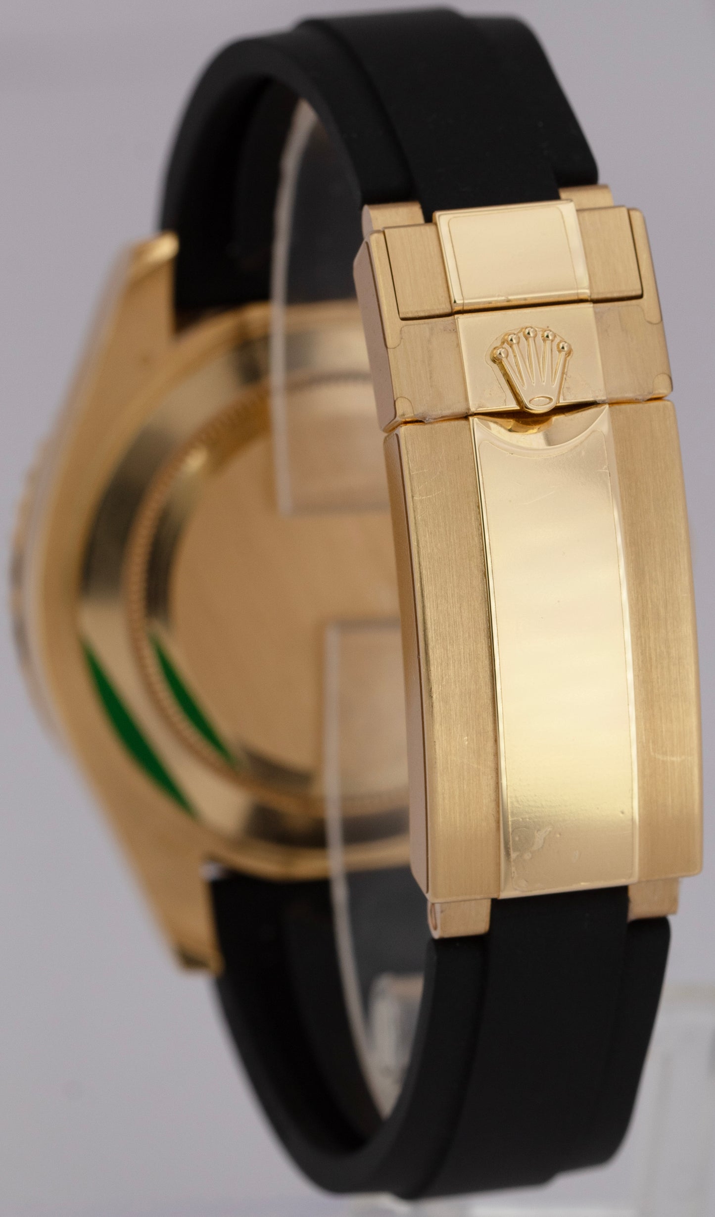 MINT 2023 PAPERS Rolex Yacht-Master Yellow Gold Oysterflex 42mm 226658 Watch BOX