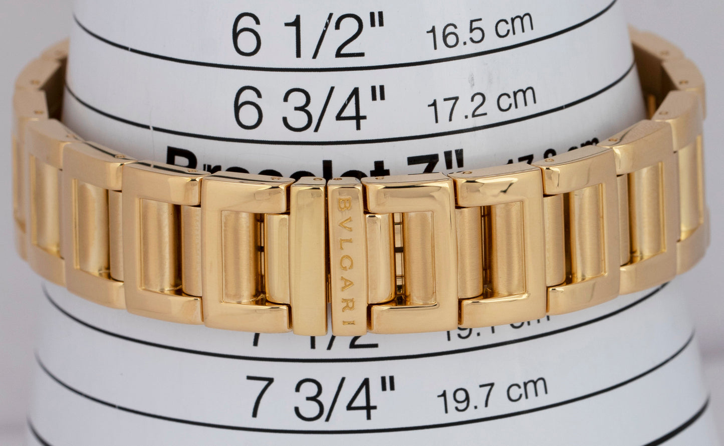 MINT BVLGARI Rettangulo Chronograph 18K DIAMOND Yellow Gold 29mm Watch RTC 49 G