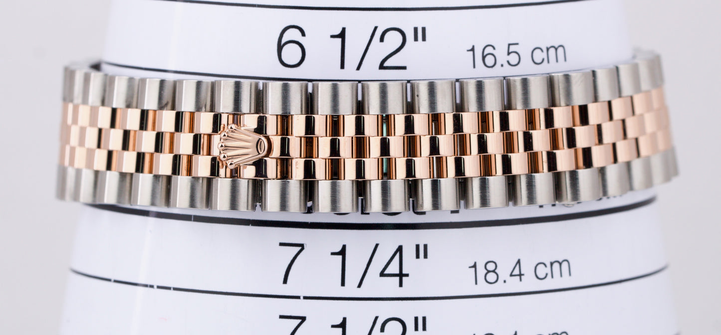 MINT 2024 PAPERS Rolex DateJust 31mm MOP DIAMOND Jubilee 18K Gold 278271 BOX