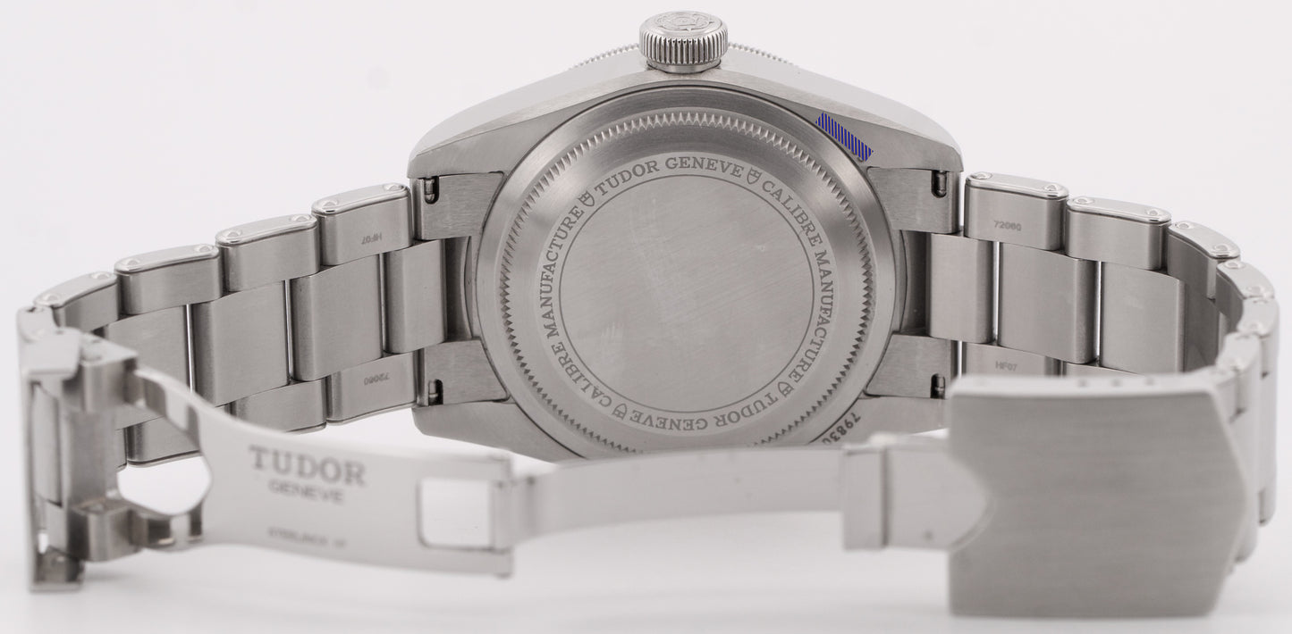 PAPERS Tudor Black Bay 41 GMT 41mm Black PEPSI Red Blue Stainless 79830 RB BOX